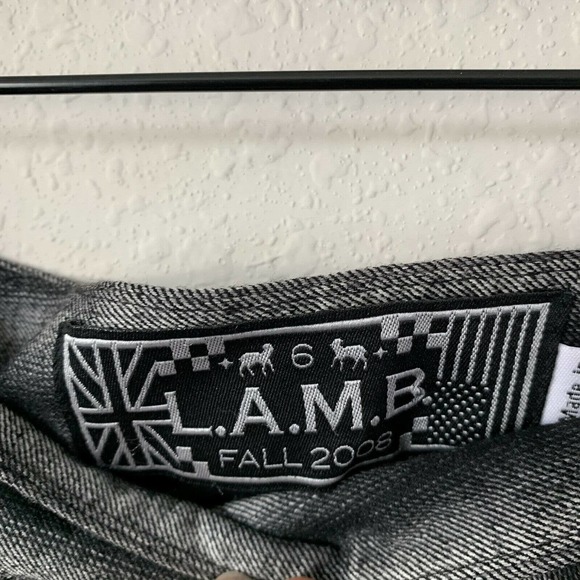 Lamb Chevron Wool Pencil Skirt - Picture 2 of 2